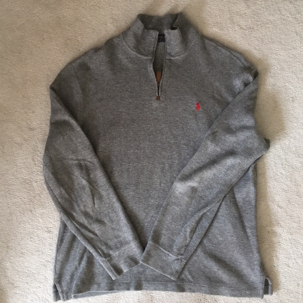 Ralph Lauren Polo Grey Quarter Zip
